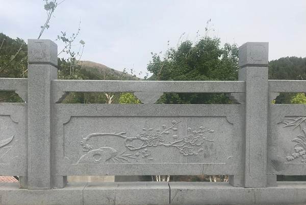 大连园林景观花岗岩栏杆定制 款式一 厂家直供